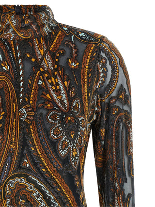 Etro Multicolor Viscose Short Dress