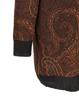 Etro Brown Viscose Cardigan
