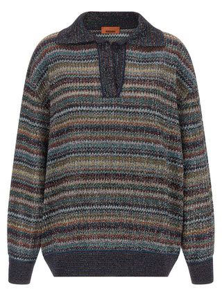Missoni Multicolor Viscose Polo Shirt