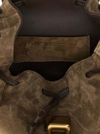 Brunello Cucinelli Sartorial Suede Backpack