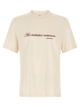 Brunello Cucinelli White Cotton T-Shirt
