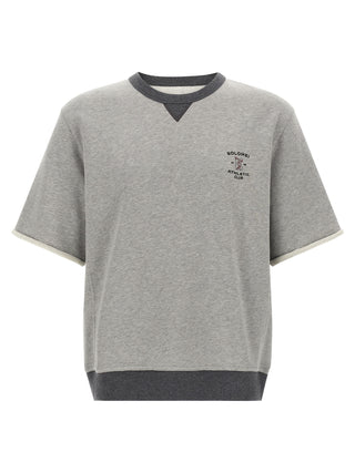Brunello Cucinelli Gray Cotton Sweatshirt