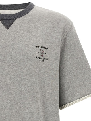 Brunello Cucinelli Gray Cotton Sweatshirt