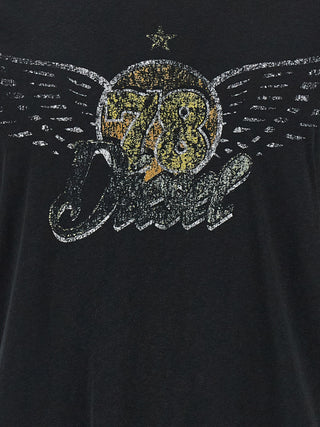 Diesel Black Cotton T-Shirt