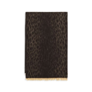 Gucci Brown Wool Oves Aries Scarf