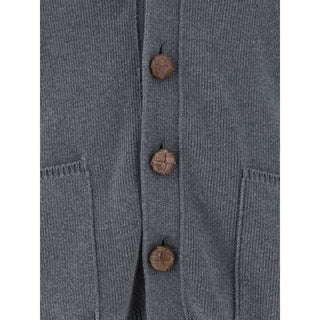 Golden Goose Gray Cotton Cardigan