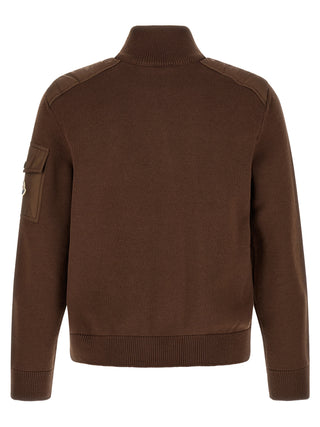 Moncler Brown Polyamide Cardigan