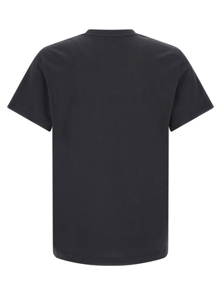 Moncler Blue Cotton T-Shirt