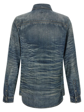 Diesel Blue Lyocell Blouse