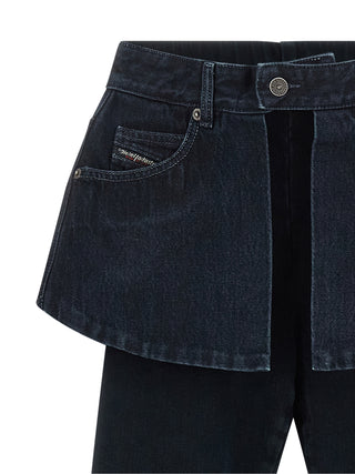 Diesel Blue Cotton Skinny Jeans
