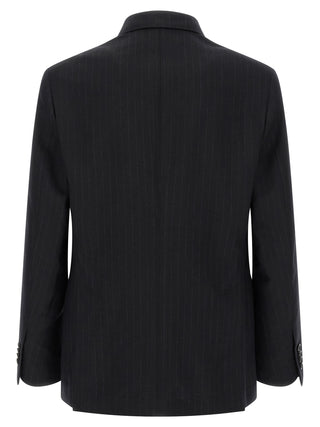 Lardini Blue Virgin Wool Two-Piece Suit