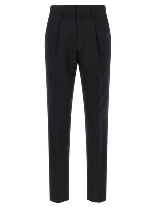 Lardini Blue Virgin Wool Two-Piece Suit