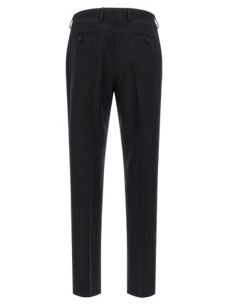 Lardini Blue Virgin Wool Two-Piece Suit