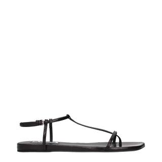 Jil Sander Leather Thong Sandals