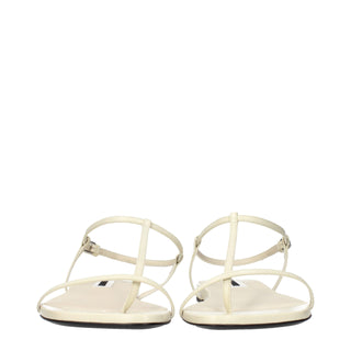 Jil Sander Leather Thong Sandals