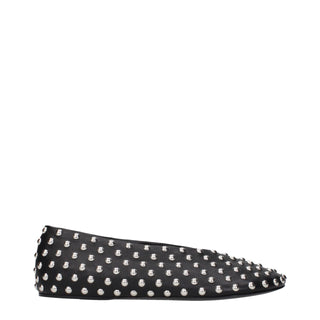 Jil Sander Studded Leather Ballet Flats