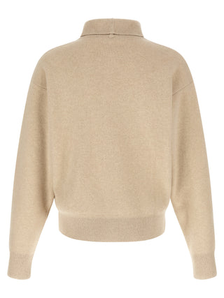 Jacquemus Beige Merino Wool Cardigan