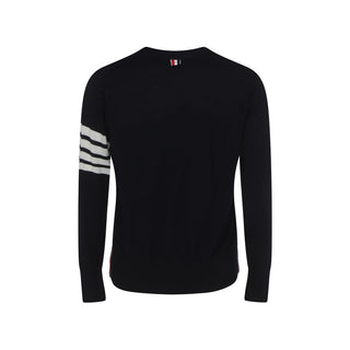 Thom Browne Wool 4-Bar Classic V-Neck Cardigan