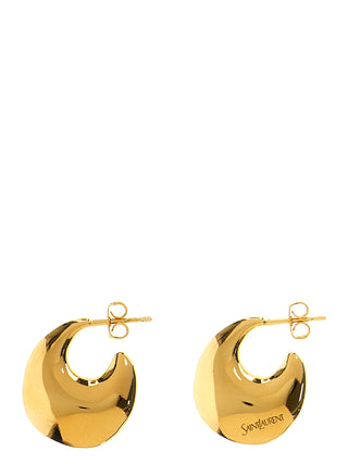 Saint Laurent Teardrop Hoop Earrings