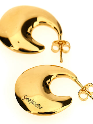 Saint Laurent Teardrop Hoop Earrings