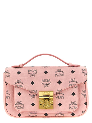 MCM Tracy Medium Visetos Crossbody Bag
