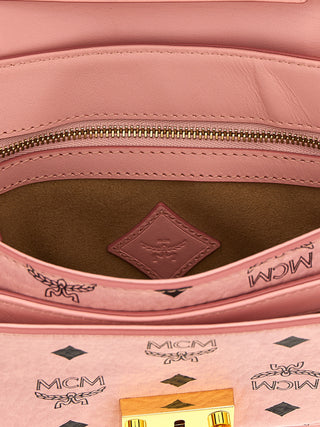 MCM Tracy Medium Visetos Crossbody Bag