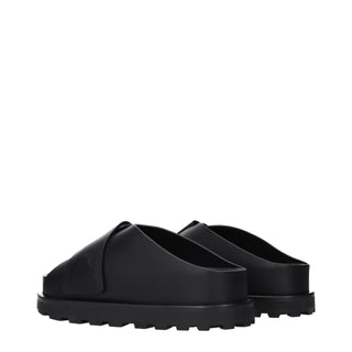 Jil Sander Leather Strap Slippers