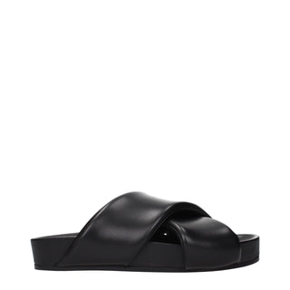 Jil Sander Men's Leather Slippers