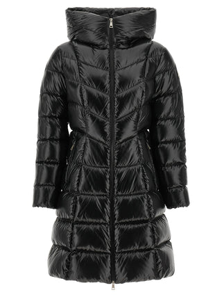 Moncler Black Polyamide Full-Length Jacket