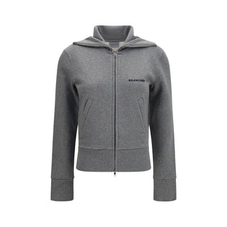 Balenciaga Gray Cotton Sweatshirt
