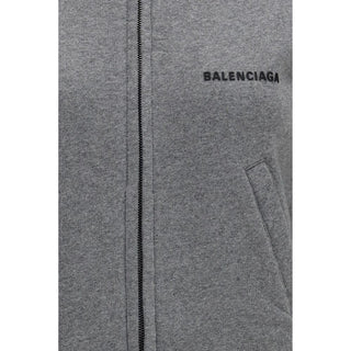 Balenciaga Gray Cotton Sweatshirt