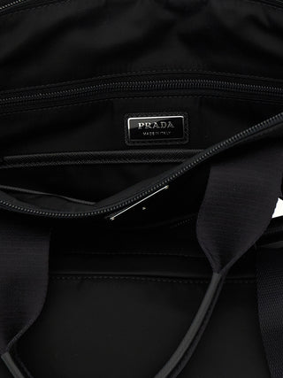 Prada Black Recycled Polyamide Tote Bag