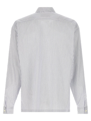 Prada Blue Cotton Blouse