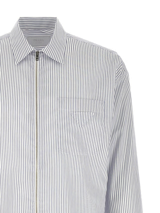 Prada Blue Cotton Blouse
