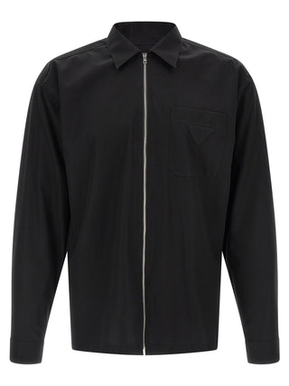 Prada Black Cotton Blouse