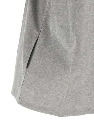 Miu Miu Gray Cotton Short Dress