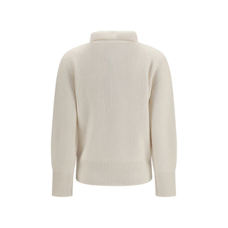 Forte_Forte White Wool Oves Aries Sweatshirt