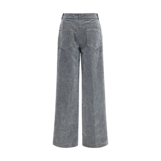 Forte_Forte Gray Cotton Jeans Denim