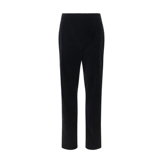 Khaite Black Cotton Casual Pants