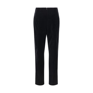 Khaite Black Cotton Casual Pants