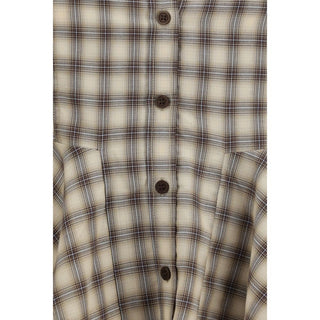 Ganni Beige Cotton Blouse
