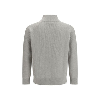 Lardini Gray Wool Oves Aries Sweatshirt