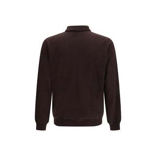 Lardini Brown Wool Oves Aries Sweatshirt