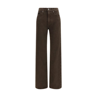 Jacob Cohen Brown Cotton Straight-Leg Jeans