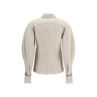 Brunello Cucinelli Beige Cotton Shirt