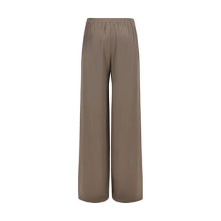 Fabiana Filippi Brown Viscose Casual Pants