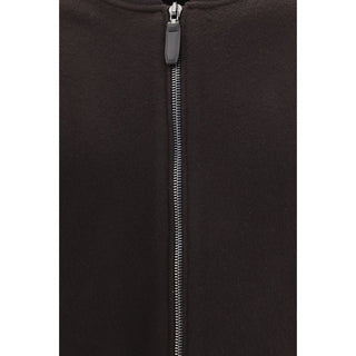 Brioni Brown Wool Oves Aries Bomber