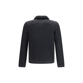 Brunello Cucinelli Gray Cashmere Cardigan