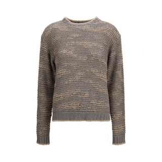 Fabiana Filippi Gray Wool Oves Aries Sweatshirt