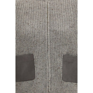 Fabiana Filippi Gray Wool Oves Aries Sweatshirt